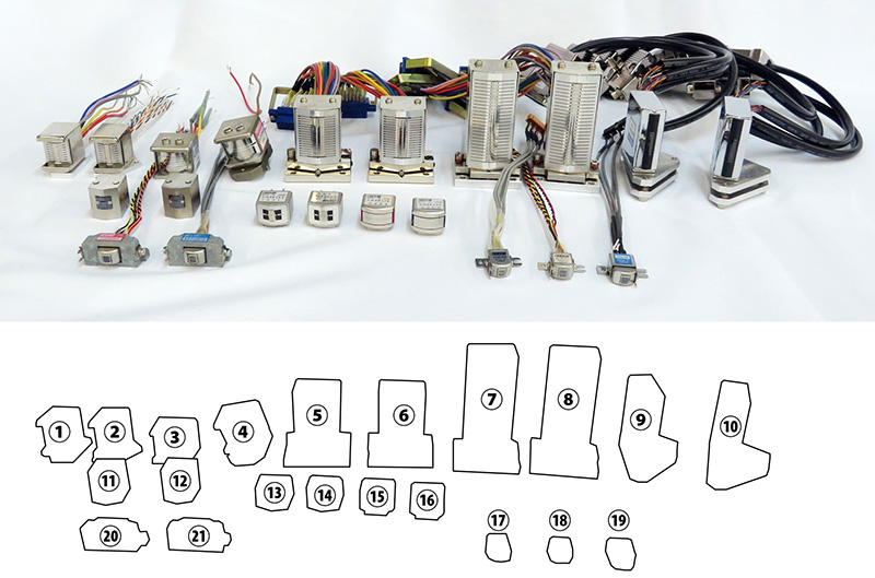 Magnetic heads made by Otari